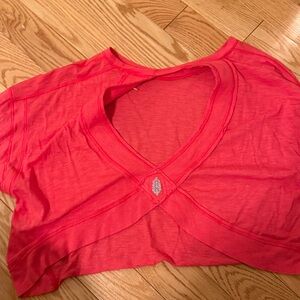 Free People Backless shirt